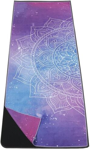 Yoga Towel | Yoga Mat Towel Non Slip for Hot Yoga | Yoga Towels for Hot Yoga Non Slip | Hot Yoga Mat Towel | Yoga Towel Non Slip | Hot Yoga Towel Mat | Yoga Mat Cover | Pilates | Stretching | Workout in Saudi Arabia
