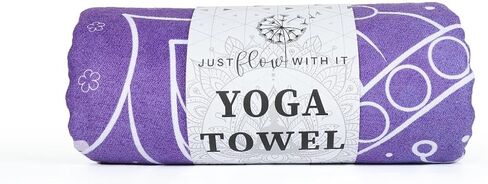 Yoga Towel | Yoga Mat Towel Non Slip for Hot Yoga | Yoga Towels for Hot Yoga Non Slip | Hot Yoga Mat Towel | Yoga Towel Non Slip | Hot Yoga Towel Mat | Yoga Mat Cover | Pilates | Stretching | Workout in Saudi Arabia