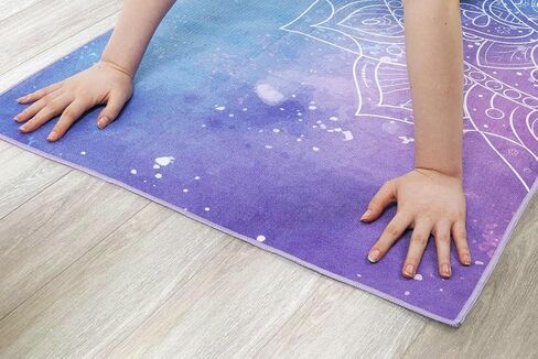 Yoga Towel | Yoga Mat Towel Non Slip for Hot Yoga | Yoga Towels for Hot Yoga Non Slip | Hot Yoga Mat Towel | Yoga Towel Non Slip | Hot Yoga Towel Mat | Yoga Mat Cover | Pilates | Stretching | Workout in Saudi Arabia