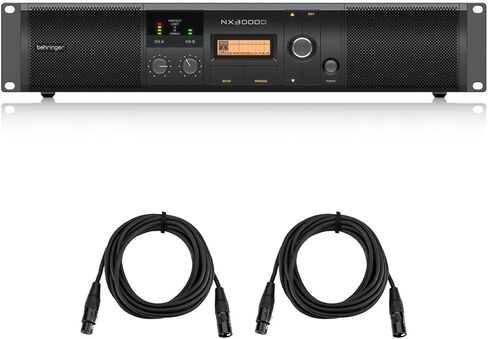 مضخم طاقة NX3000D 3000 وات خفيف الوزن للغاية للتحكم في DSP، حزمة مع كابل XLR بطول 15 بوصة in Saudi Arabia
