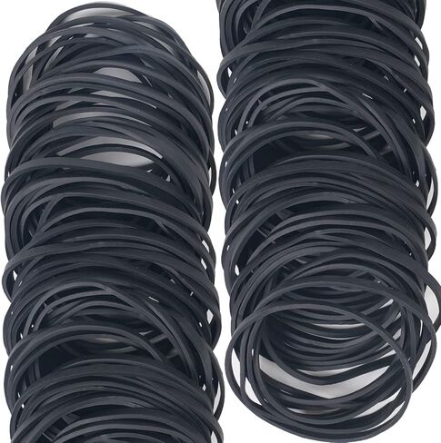 Rubber Band Ball #33 rubber bands Black 2 Pack ball About 260pcs elastic Bands for Office School Home Strong Elastic Band Loop Office Supplies rubber bands size 33 in Kuwait