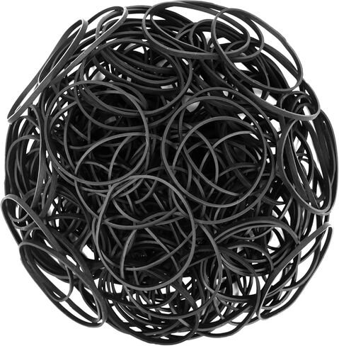 Rubber Band Ball #33 rubber bands Black 2 Pack ball About 260pcs elastic Bands for Office School Home Strong Elastic Band Loop Office Supplies rubber bands size 33 in Kuwait