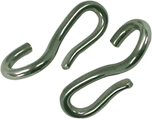 English Curb Hooks - Stainless Steel Pair for Precise Bit Attachment, Compatibility with Most Bits Requiring Curb Chains in Saudi Arabia