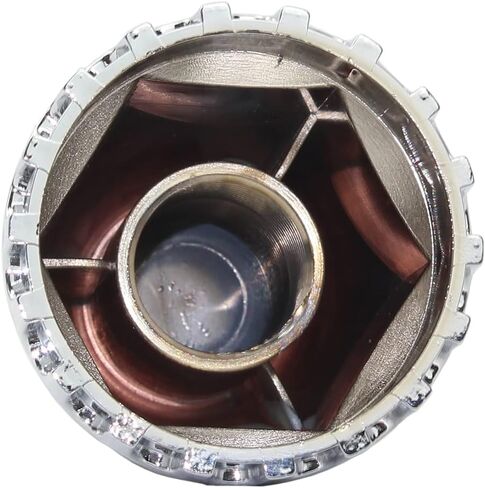 ABS Chrome Plastic 33mm Thread-on Standard Lug Nut Covers for Semi Trucks (Pack of 20) in Saudi Arabia