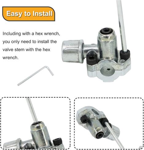 6 قطع BPV31 رصاصة ثقب الحنفية صمام خط الصنبور مجموعات صمامات، متوافقة مع 1/4"، 5/16"، 3/8" أنابيب القطر الخارجي، استبدال AP4502525، BPV31D، GPV14، GPV31، GPV38، GPV56، MPV31 in Kuwait