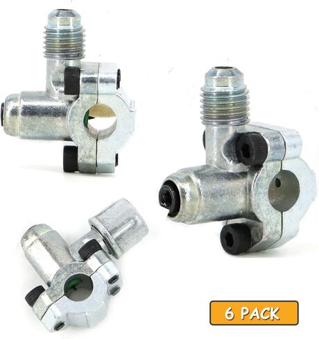 6 قطع BPV31 رصاصة ثقب الحنفية صمام خط الصنبور مجموعات صمامات، متوافقة مع 1/4"، 5/16"، 3/8" أنابيب القطر الخارجي، استبدال AP4502525، BPV31D، GPV14، GPV31، GPV38، GPV56، MPV31 in Kuwait