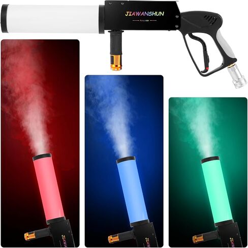 JIAWANSHUN LED CO2 Jet Machine، RGB CO2 محمول الناسف، CO2 Cryo Cannon Gun، مسدس ضباب CO2 محمول لحفلات الزفاف، الهالوين، الحفلات الليلية DJ وتأثير المسرح in Kuwait