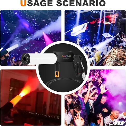 JIAWANSHUN LED CO2 Jet Machine، RGB CO2 محمول الناسف، CO2 Cryo Cannon Gun، مسدس ضباب CO2 محمول لحفلات الزفاف، الهالوين، الحفلات الليلية DJ وتأثير المسرح in Kuwait