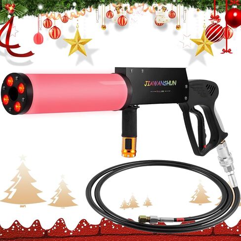 JIAWANSHUN LED CO2 Jet Machine، RGB CO2 محمول الناسف، CO2 Cryo Cannon Gun، مسدس ضباب CO2 محمول لحفلات الزفاف، الهالوين، الحفلات الليلية DJ وتأثير المسرح in Kuwait