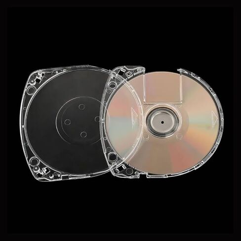 Junsi 10pcs Replacement UMD Game Discs Shell Clear Storage Case Compatible with Sony PSP 1000/PSP 2000/PSP 3000 UMD in Saudi Arabia
