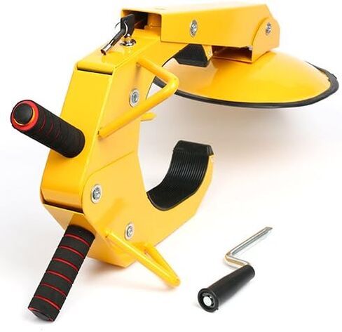 YaeTek 2pcs Wheel Lock Clamp Adjustable Tire Boot Lock Anti-Theft Lock Clamp Boot Tire Claw for Parking Car Truck RV Boat Trailer - 2 Pack in Saudi Arabia