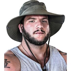 GearTOP Fishing Hat UPF 50+ Wide Brim Sun Hat for Women Mens Sun Hat with UV Protection, Safari Hats and Hiking Hats for Men