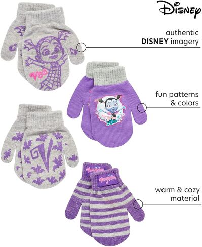 Disney girls Toddler and Little Girls Minnie Mouse and Vampirina Gloves in Kuwait