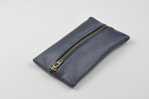 Pocket Tissue Holder with Zipper Enclosed Small Size Leather Travel Tissue Pouch for Purse (White) in Kuwait