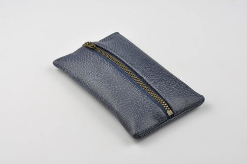Pocket Tissue Holder with Zipper Enclosed Small Size Leather Travel Tissue Pouch for Purse (White) in Kuwait