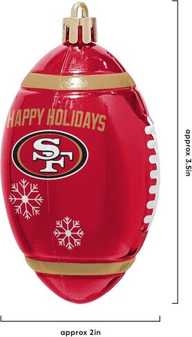 FOCO New Orleans Saints NFL 12 Pack Football Ornament Set in Saudi Arabia