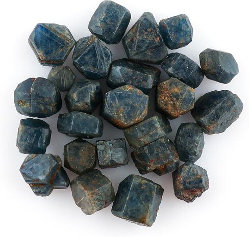 CRYSTALIS Wholesale 50 carats Natural Blue Zircon Loose Gemstone Bulk Rough Jewelry Making Supply from Cambodia, Chakra & Healing Raw Stones, Wire Wrapping, DIY, Gem Collection in Kuwait