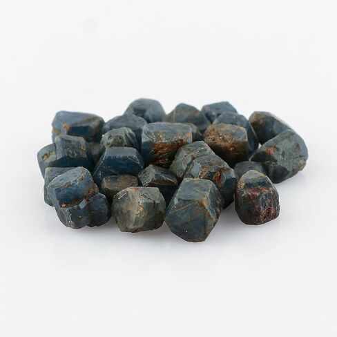 CRYSTALIS Wholesale 50 carats Natural Blue Zircon Loose Gemstone Bulk Rough Jewelry Making Supply from Cambodia, Chakra & Healing Raw Stones, Wire Wrapping, DIY, Gem Collection in Kuwait