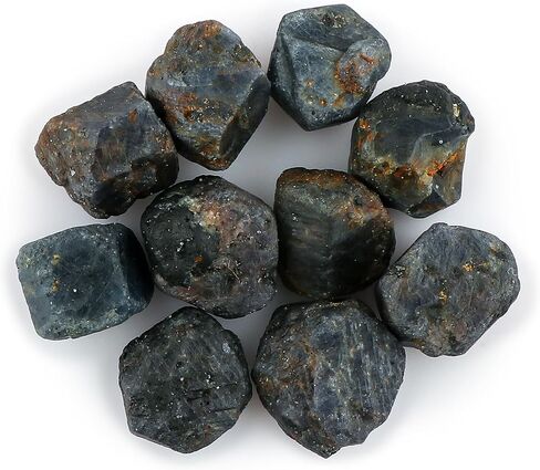 CRYSTALIS Wholesale 50 carats Natural Blue Zircon Loose Gemstone Bulk Rough Jewelry Making Supply from Cambodia, Chakra & Healing Raw Stones, Wire Wrapping, DIY, Gem Collection in Kuwait