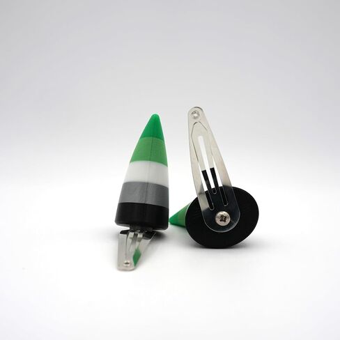 Striped Devil Clip-on Horns (Striped Black and White) in Kuwait