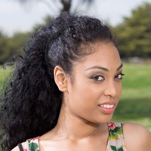 Stretch Banana clips (2-Pack) - Hair Combs for Thick or Natural Hair - Comfortable all-day hold for updo hairstyles (Large, Brown Satin Cord wrap and White faux Pearl bead) in Saudi Arabia