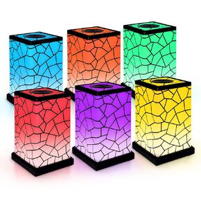 Friendship Lamp® Classic Design - Best Friend Lamps Wi-Fi Touch Lamp LED Light for Long-Distance, Connection, Relationship, Friendship, Gift, Over 200 Colors, App Setup - Set of 2