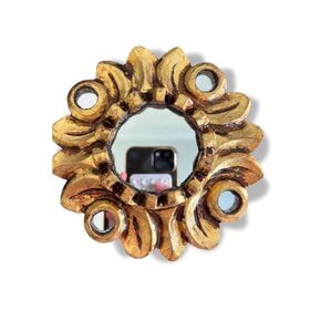 Zoeartcrafts Peruvian Sunburst Mirror 6" Gold - Home Decoration - 1 unit - Style 1