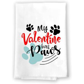 Decorative Kitchen and Bath Hand Towel | Valentines Day Cupid Is Stupid Heart Break | Winter Valentine's Day Themed | White Towel Home Decor Bathe Tea Towels Decorations | House Warming Gift Present in Kuwait