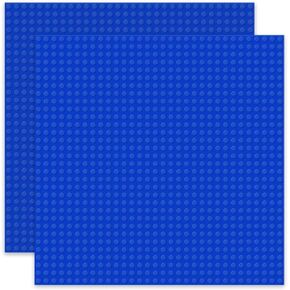 4 Pack Classic Baseplates Building Board for Building Bricks, Compatible with Major Brand, Platforms Base Building Sheet for Table Build on Mat Building Accessories for Kids Teens Adults, 10" x 10"
