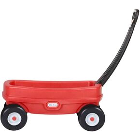 Little Tikes Lil' Wagon – Red And Black, Indoor and Outdoor Play, Easy Assembly, Made Of Tough Plastic Inside and Out, Handle Folds For Easy Storage | Kids 18