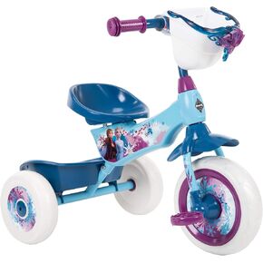 Huffy Disney Frozen 2 Girl's Trike, Ideal for Ages 3+, Anna, Elsa, and Olaf, Storage Bins for Snacks or Toys, Sturdy and Durable, Safe for Toddlers