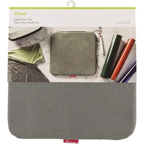 Cricut EasyPress Mat (12" x 12"), Protective Resistant Mat for Heat Press Machines, HTV and Iron On Projects, Heat Press Mat, Compatible with EasyPress 2 Machine, Gray