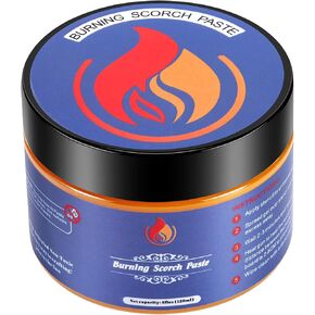 Burning Scorch Paste,Multifunctional DIY Pyrography for Paper, Accurately & Easily Burn Designs for Wood Burning Scorch Marker Stencil Wood Working Tools for Wood Crafts Suitable Artists 1 Pack