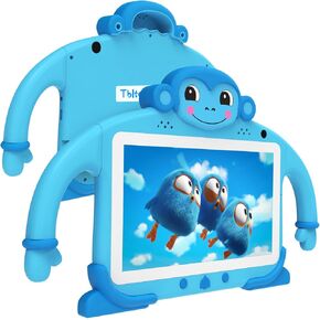 Kids Tablet 7" Tablet for Kids 32GB Toddler Tablet with Wi-Fi YouTube Case, Kids Android Learning Tablet for Toddlers Kids Software Installed Lots Educational Content for Boys Girls