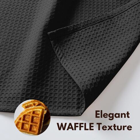 Native Fab Cotton Kitchen Towel with Hanging Loop 16x26 inches, 6-Pack, Waffle Weave Kitchen Towels for Cleaning Drying, Washcloths Soft & Absorbent Cloth Rags, Bar Towel, Dish Cloth, Teal Green in Saudi Arabia