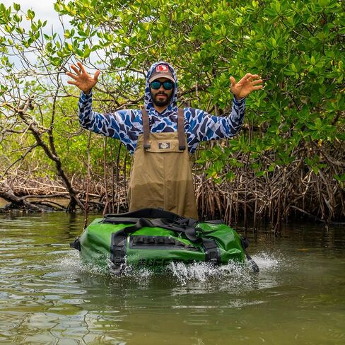 Buffalo Gear Large Waterproof Dry Bag - 150L Super Waterproof Duffel Bag Heavy Duty Waterproof Travel Bag for Boating Kayaking Motorcycling Hunting Camping in Kuwait