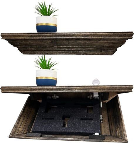 تخزين الأسلحة الخفية ، رف إخفاء تخزين الأسلحة - رف تخزين مقصورة خفي آمن حتى الآن يمكن الوصول إليه بسرعة من قبل Bellewood Designs (الجوز الخاص) in Kuwait