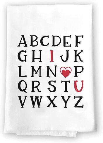 Decorative Kitchen and Bath Hand Towel | Valentines Day Cupid Is Stupid Heart Break | Winter Valentine's Day Themed | White Towel Home Decor Bathe Tea Towels Decorations | House Warming Gift Present in Saudi Arabia