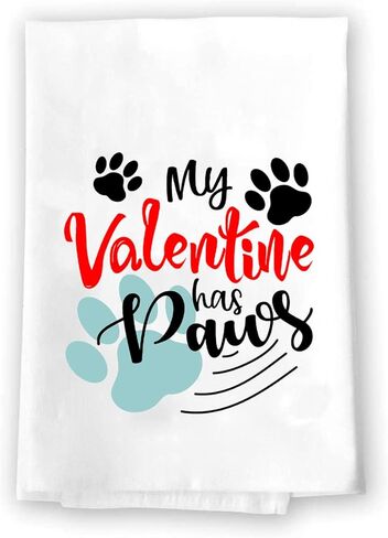 Decorative Kitchen and Bath Hand Towel | Valentines Day Cupid Is Stupid Heart Break | Winter Valentine's Day Themed | White Towel Home Decor Bathe Tea Towels Decorations | House Warming Gift Present in Kuwait