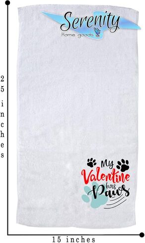 Decorative Kitchen and Bath Hand Towel | Valentines Day Cupid Is Stupid Heart Break | Winter Valentine's Day Themed | White Towel Home Decor Bathe Tea Towels Decorations | House Warming Gift Present in Kuwait