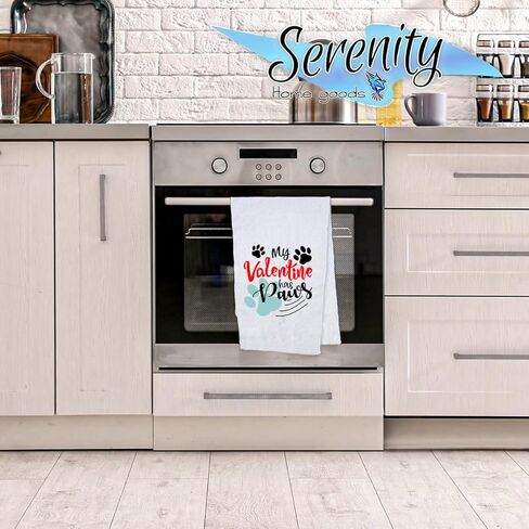 Decorative Kitchen and Bath Hand Towel | Valentines Day Cupid Is Stupid Heart Break | Winter Valentine's Day Themed | White Towel Home Decor Bathe Tea Towels Decorations | House Warming Gift Present in Kuwait