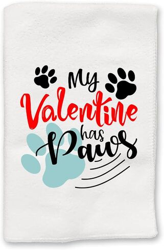 Decorative Kitchen and Bath Hand Towel | Valentines Day Cupid Is Stupid Heart Break | Winter Valentine's Day Themed | White Towel Home Decor Bathe Tea Towels Decorations | House Warming Gift Present in Kuwait