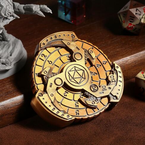 DNDND 7 في 1 مجموعة زهر الروليت المعدنية ، كل ذلك في 1 DND Spinner Metal Dice مع صندوق هدايا رائع للأبراج المحصنة ولعبة التنين والطاولة (ملطخة بالدم) in Kuwait