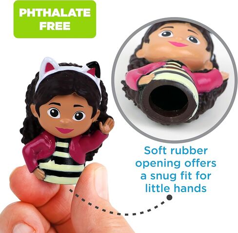 NBC Universal Gabby's Dollhouse Bath Finger Puppets ، 10 PC - Party Favors ، Educational ، Toys Bath ، وقت القصة ، ألعاب الشاطئ ، وقت اللعب ، Stocking Stuffer in Kuwait