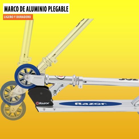 Razor A Kick Scooter for Kids - Lightweight, Foldable, Aluminum Frame, and Adjustable Handlebars in Saudi Arabia