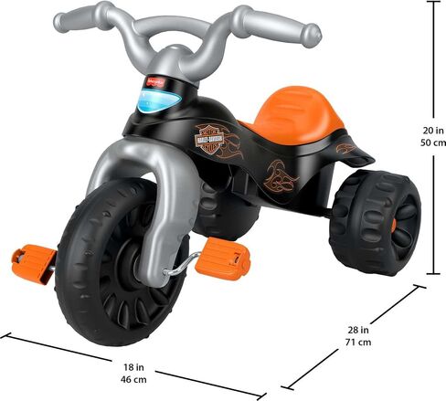 Fisher-Price Toddler Tricycle Thomas & Friends Tough Trike, Toy Bike with Handlebar Grips & Storage for Outdoor Play Kids Ages 2+ Years in Saudi Arabia