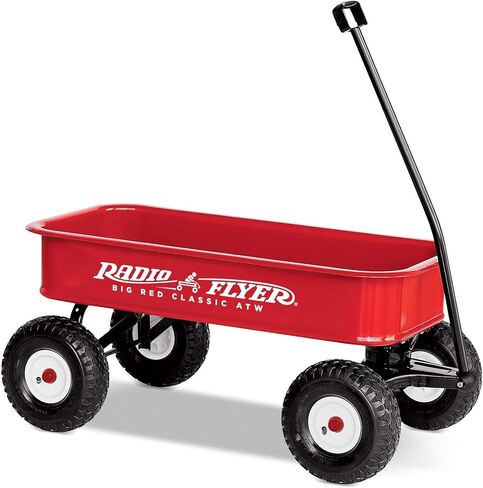 Radio Flyer Kids Red Wagon with 10 Inch Steel Wheels and Timeless Classic Design in Saudi Arabia