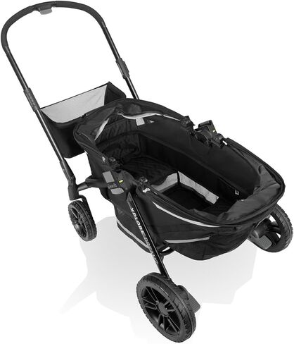 Evenflo Pivot Xplore Dreamz All-Terrain Stroller Wagon with Bassinet Insert (Jetsetter Black) in Kuwait