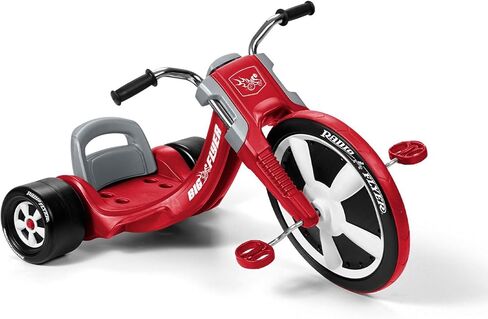 Radio Flyer Deluxe Big Flyer 16 Inch Big Front Wheel Chopper Style Tricycle with Adjustable Seat Recommended for Ages 3 to 7, Red in Saudi Arabia