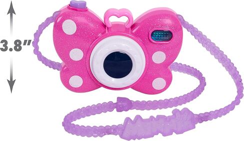 Disney Junior Minnie Mouse Picture Perfect Play Camera, Lights and Sounds, Pink, 4-Pieces, Kids Toys for Ages 3 Up by Just Play in Saudi Arabia